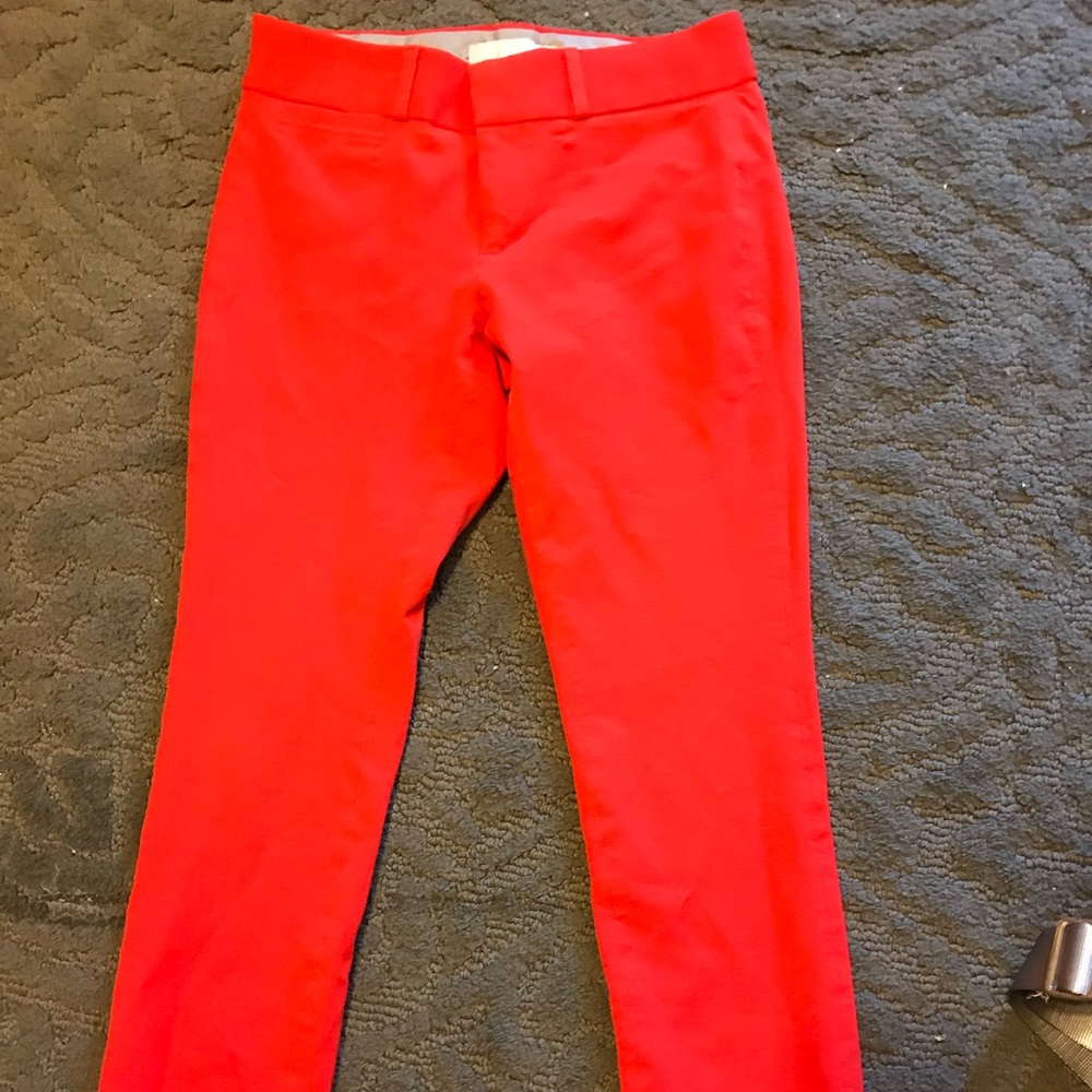 Banana republic 00p red Sloan pant